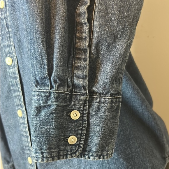 J. Crew Trademark 100%Cotton Long Sleeve Button Down Women's Size S - Picture 5 of 8